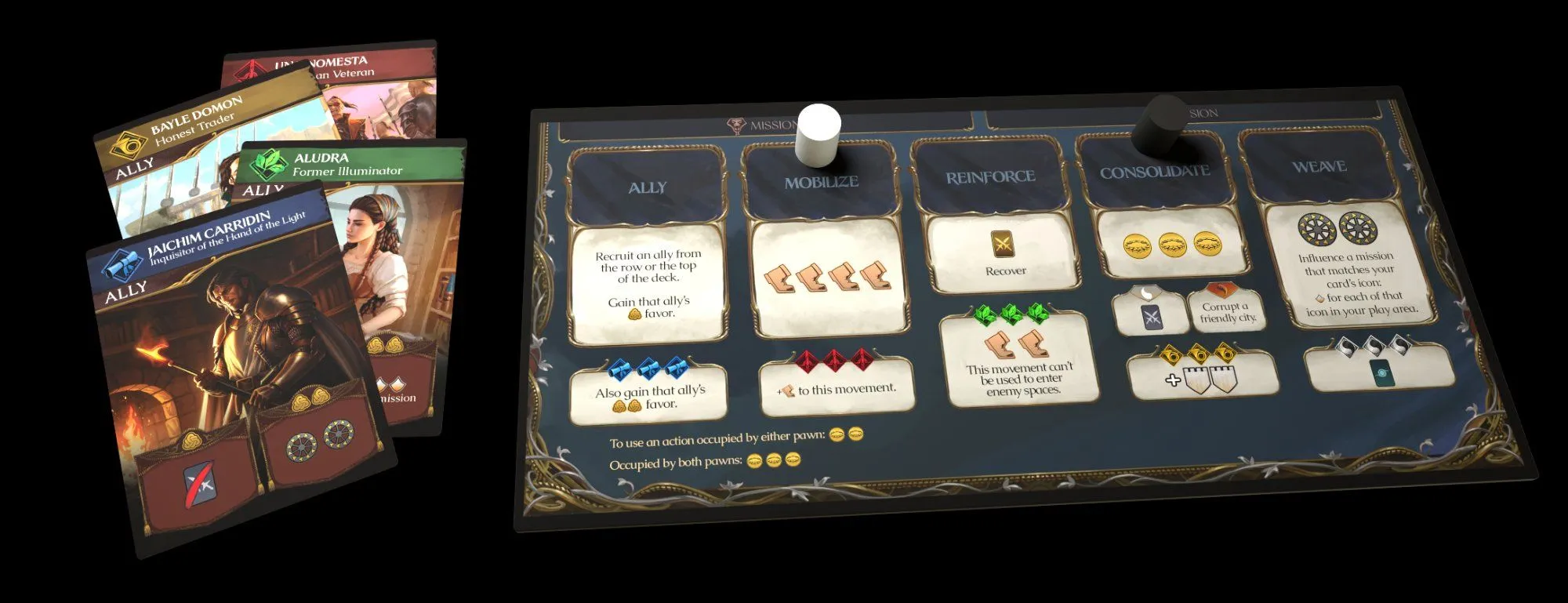 War of the Dragon: The Wheel of Time-HeroModePreview ActionBoard
