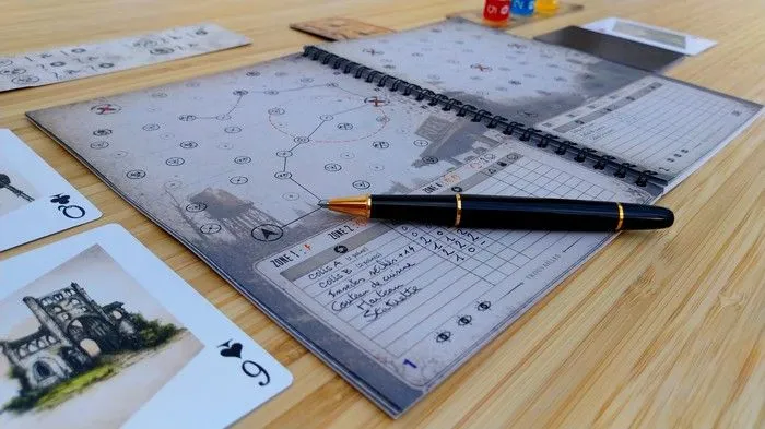 The Road Flip And Write - partie