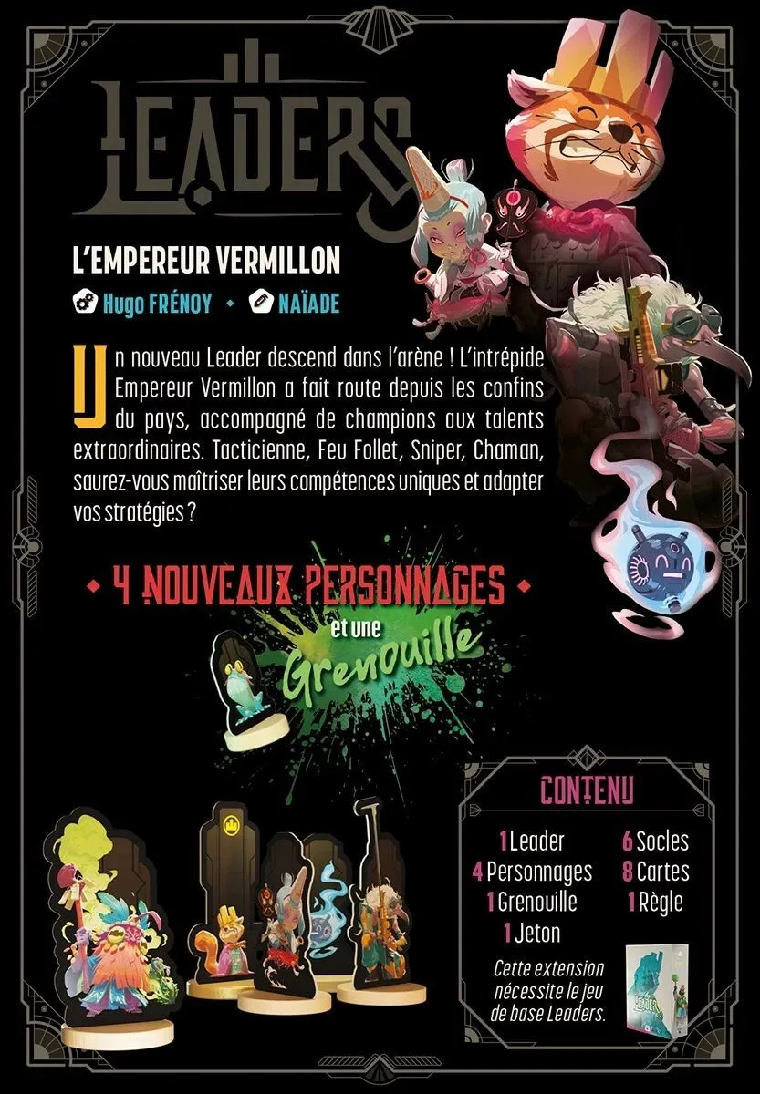 L'Empereur Vermillon (Ext. Leaders) - dos de la boîte