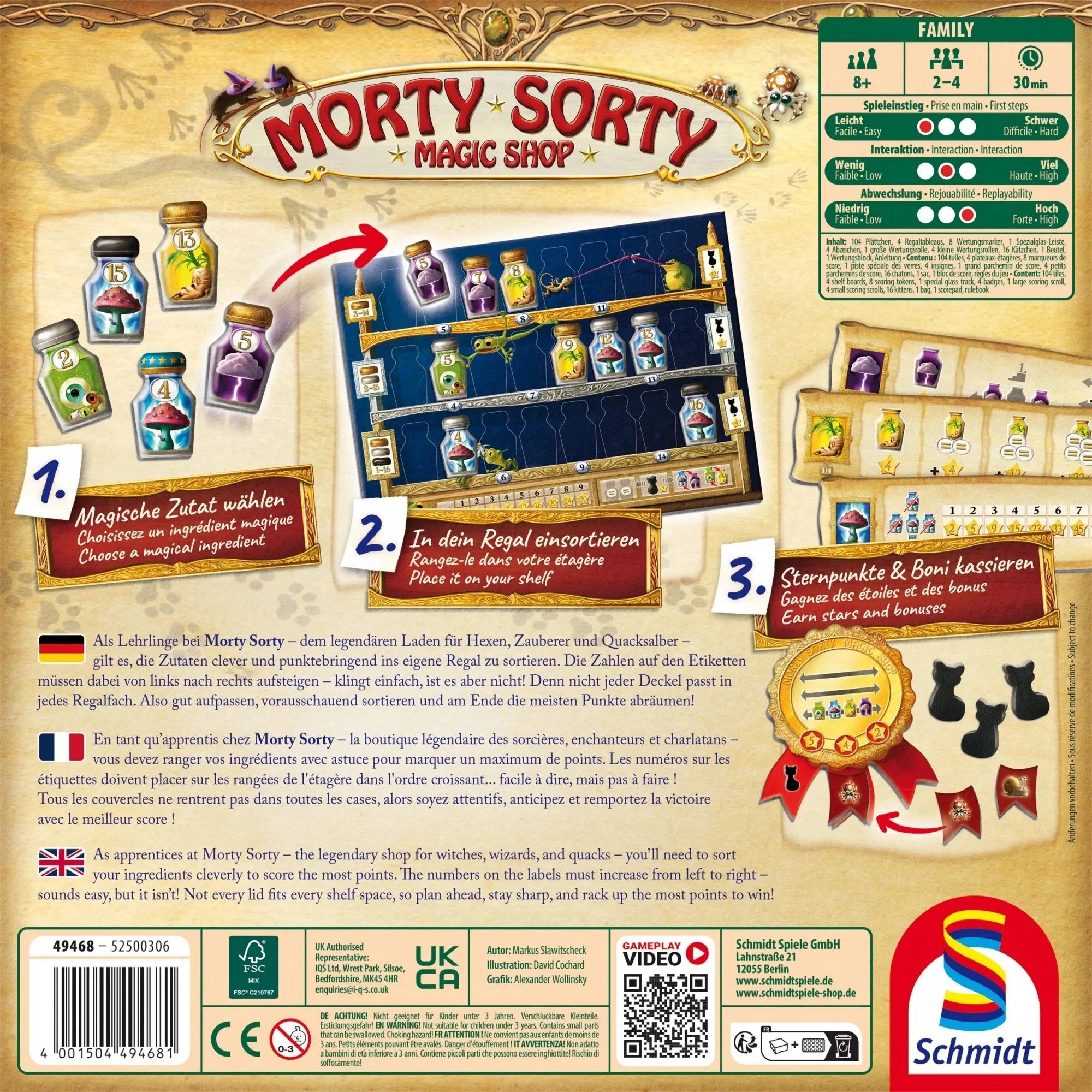 morty sorty magic shop dos boite
